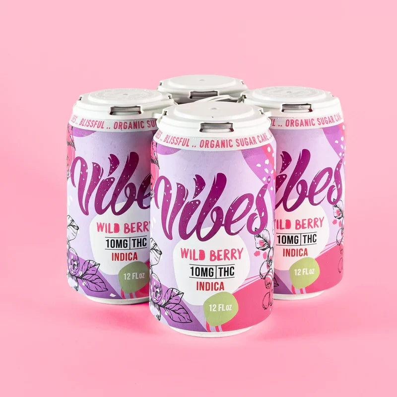 Vibes™ Wild Berry Mellow – Bebida con THC | Indica